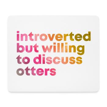 Otter - Mouse Pad (horizontal) - white - Front