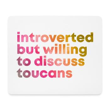 Toucan - Mouse Pad (horizontal) - white - Front