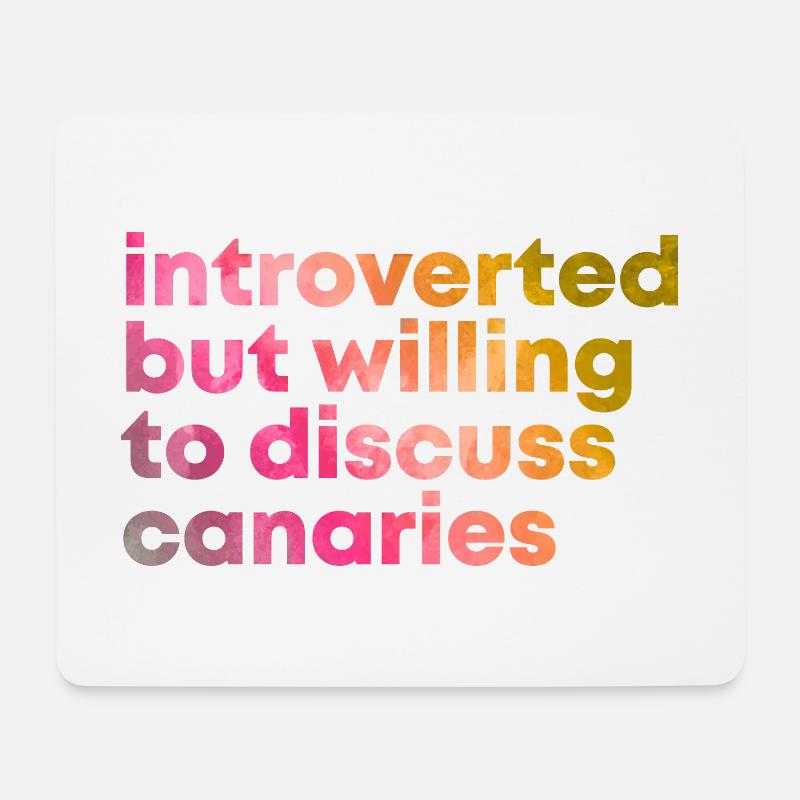 Canary - Mouse Pad (horizontal) - white