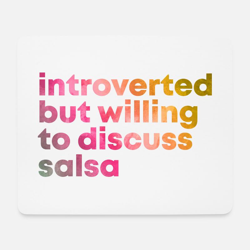 Salsa - Mousepad (Querformat) - Weiß