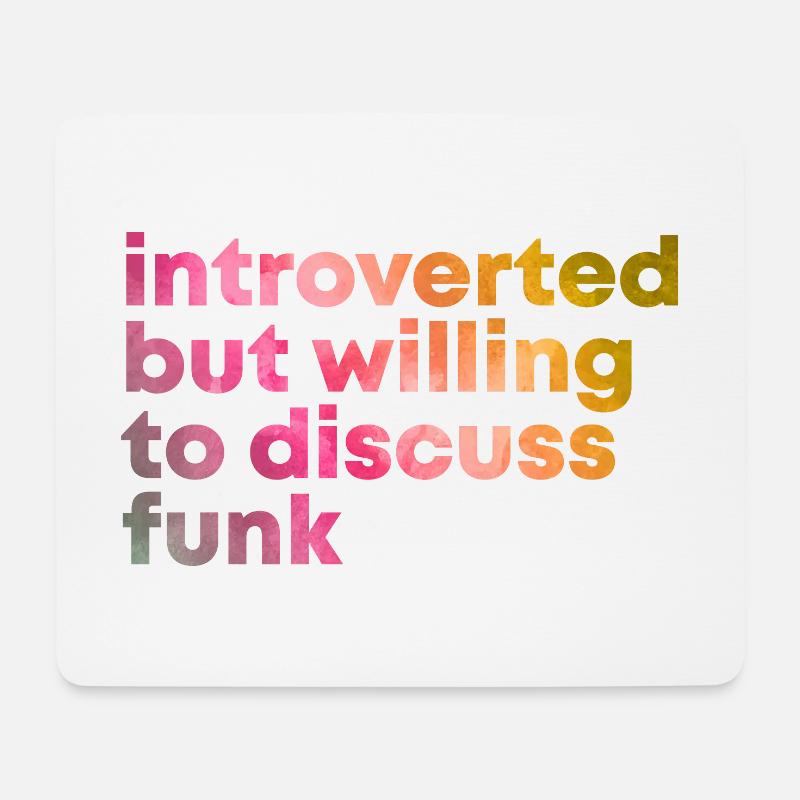 Funk - Mouse Pad (horizontal) - white