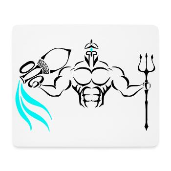 Alpha Aquarius Deluxe - Mousepad (Querformat) - Weiß - Vorne