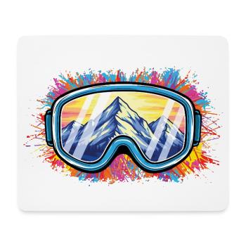 Apres Ski Party Crew Snow Skiing Ski Funny - Mouse Pad (horizontal) - white - Front