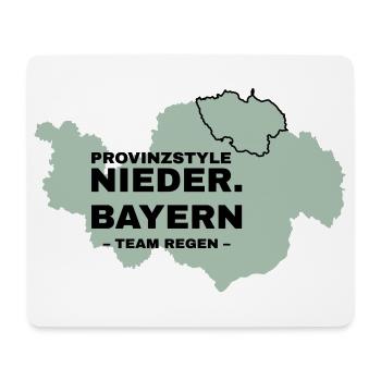 Lower Bavaria | RAIN - Mouse Pad (horizontal) - white - Front