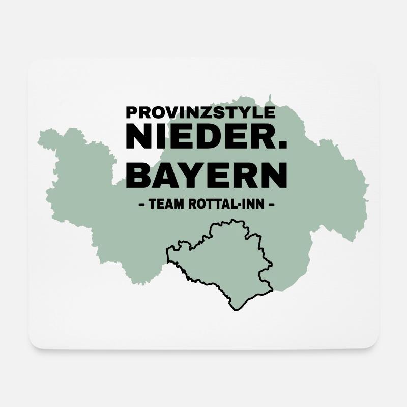 Lower Bavaria | ROTTAL-INN - Mouse Pad (horizontal) - white
