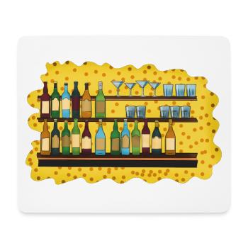 Barregal Cheese Evening Illustration - Mouse Pad (horizontal) - white - Front