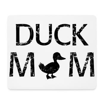 Duck Mom Cute Funny Shirt - Mouse Pad (horizontal) - white - Front