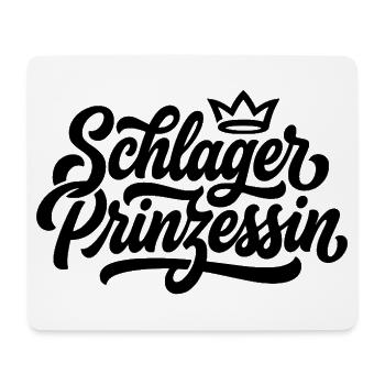 Schlagerprinzessin - Mousepad (Querformat) - Weiß - Vorne
