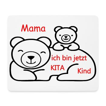 Kita Kind - Mousepad (Querformat) - Weiß - Vorne