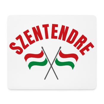 Szentendre a traversé les drapeaux hongrois - Tapis de souris (format paysage) - blanc - Devant
