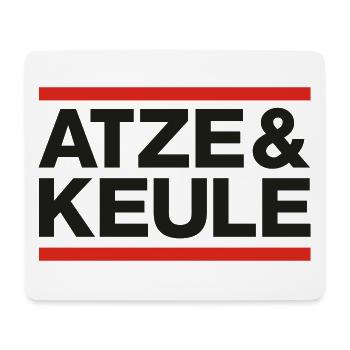 atze und keule - Mousepad (Querformat) - Weiß - Vorne