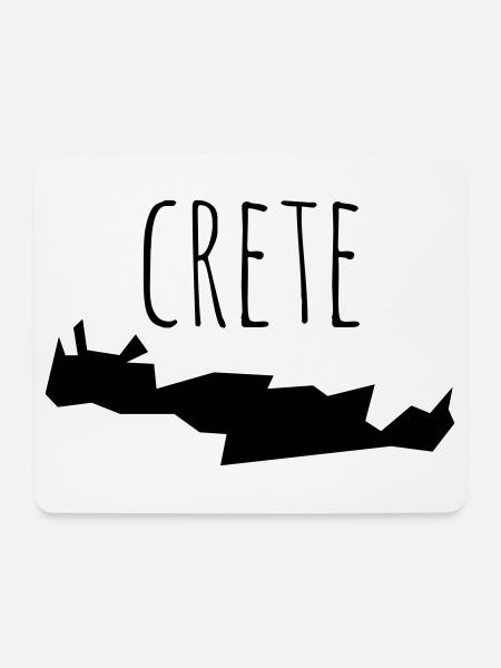 crete - Mousepad (Querformat) - Weiß