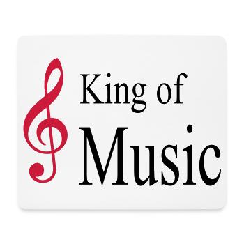 musique - Tapis de souris (format paysage) - blanc - Devant