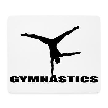 gymnastics - Mouse Pad (horizontal) - white - Front