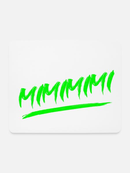 mimimimi - Mousepad (Querformat) - Weiß