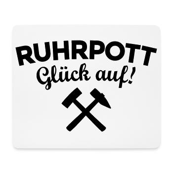 Ruhrpott Glück Auf Ruhrgebiet - Mousepad (Querformat) - Weiß - Vorne