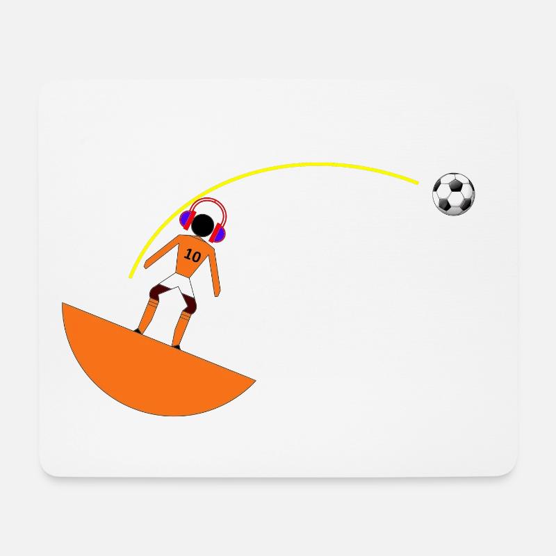 Subbuteo DJ - Mousepad (Querformat) - Weiß