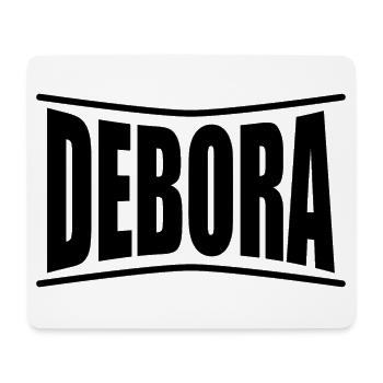 T-Shirt Debora T-Shirt Geschenkidee - Mousepad (Querformat) - Weiß - Vorne