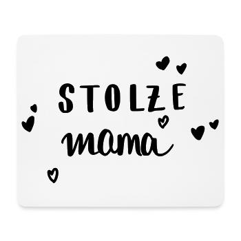 stolze Mama - Mousepad (Querformat) - Weiß - Vorne