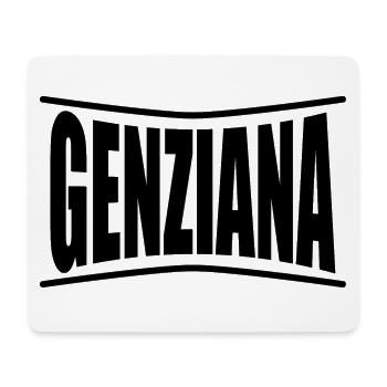 t-shirt Genziana t-shirt gift idea - Mouse Pad (horizontal) - white - Front