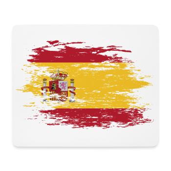 Spanien Flagge used - Mousepad (Querformat) - Weiß - Vorne