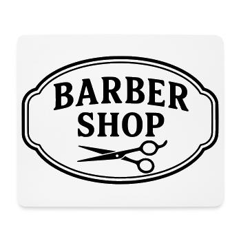 Barbier - Mousepad (Querformat) - Weiß - Vorne