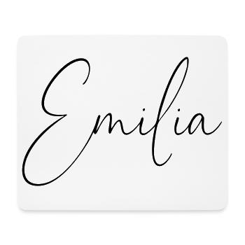 Emilia / Handwriting Design Personalized - Mouse Pad (horizontal) - white - Front