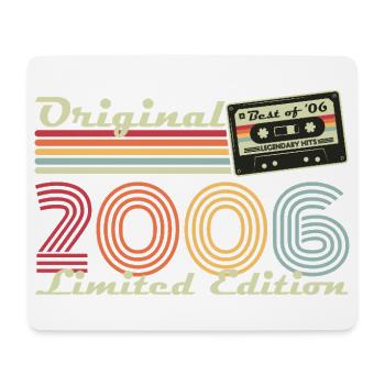 Original 2006 Vintage Vintage Birthday Retro - Mouse Pad (horizontal) - white - Front