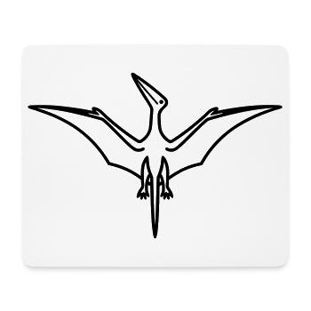 Pterodactyl - Mouse Pad (horizontal) - white - Front
