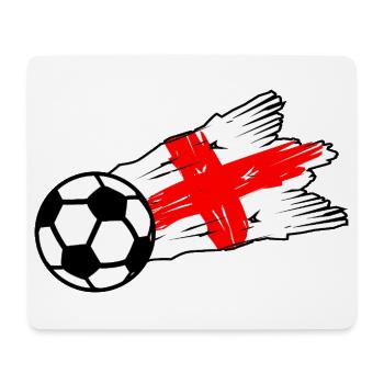 St Georg Kreuz Fußball Graffiti - Mousepad (Querformat) - Weiß - Vorne
