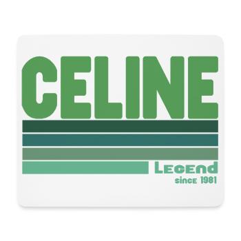 Céline-grüne Legende - Mousepad (Querformat) - Weiß - Vorne