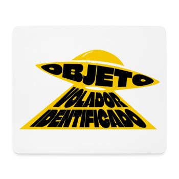 IDENTIFIZIERTES FLIEGENDES OBJEKT - Mousepad (Querformat) - Weiß - Vorne