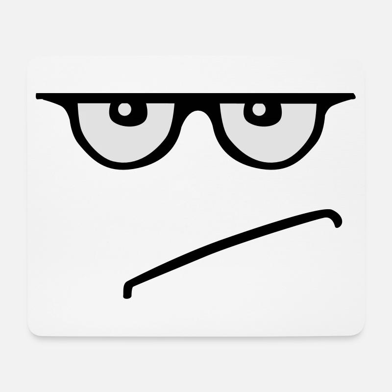 grumpy - Mouse Pad (horizontal) - white