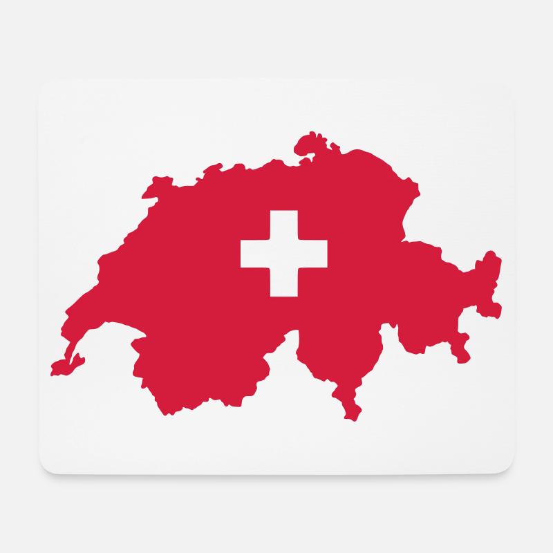 Switzerland - Mouse Pad (horizontal) - white