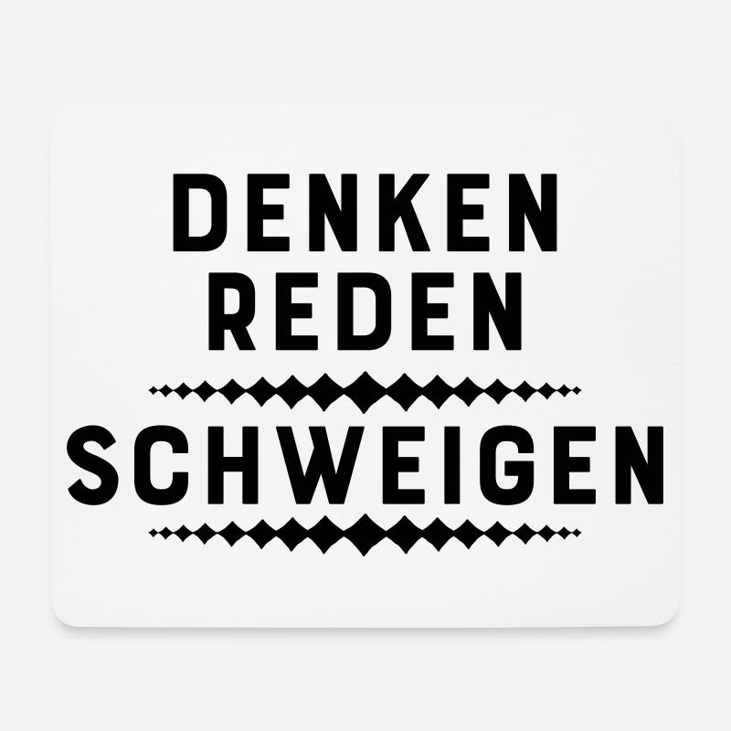 Lustige Sprüche - Mousepad (Querformat) - Weiß