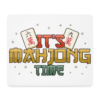 It's Mahjong Time Mahjong Game Social Club - Mouse Pad (horizontal) - white - Front