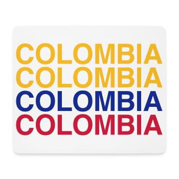 KOLUMBIEN Colombian Flag - COLOMBIA - Mousepad (Querformat) - Weiß - Vorne