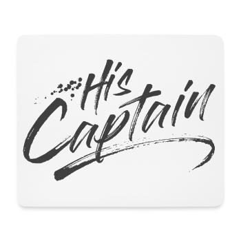 His Captain - Tapis de souris (format paysage) - blanc - Devant