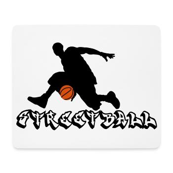 Basketball - Mousepad (Querformat) - Weiß - Vorne