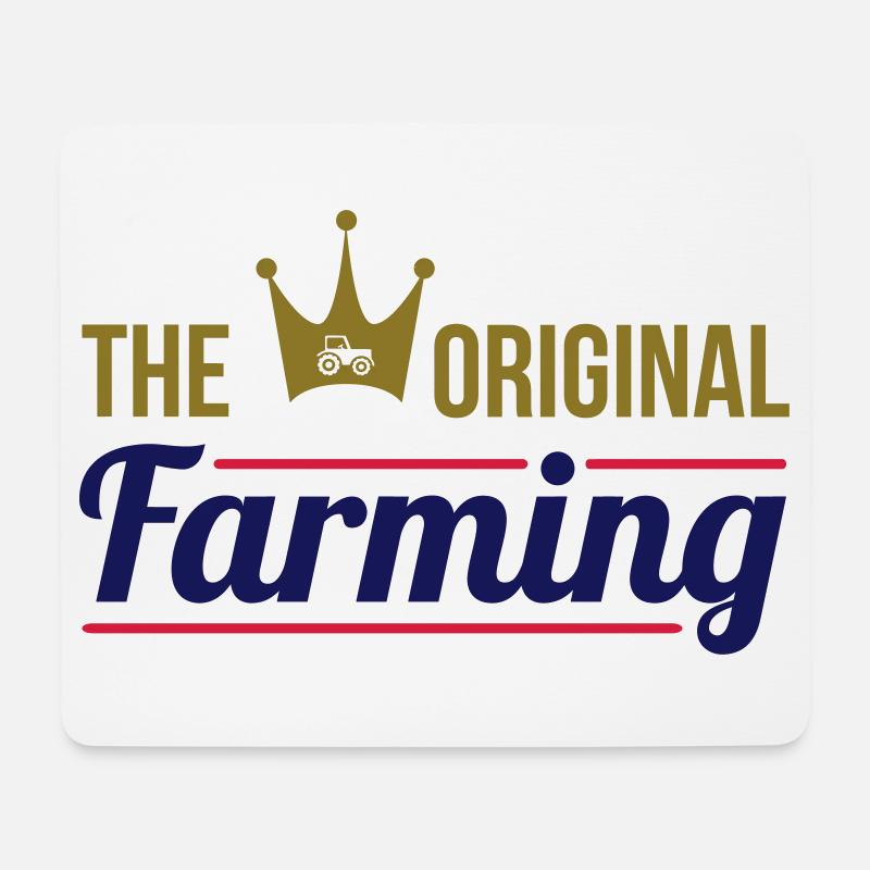 Farming - Mousepad (Querformat) - Weiß