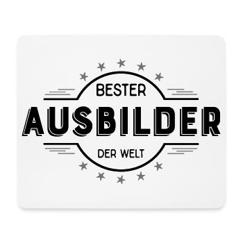 ausbilder - Mousepad (Querformat) - Weiß - Vorne