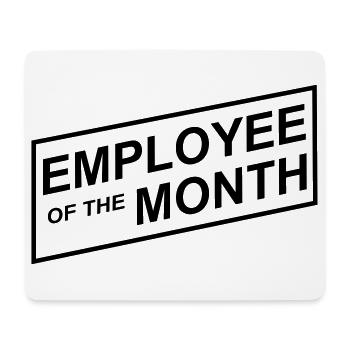Employee of the Month - Mouse Pad (horizontal) - white - Front