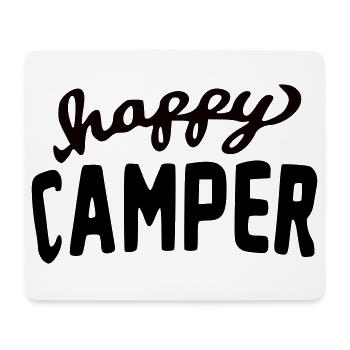 Ella Lopez "happy camper" - Mouse Pad (horizontal) - white - Front