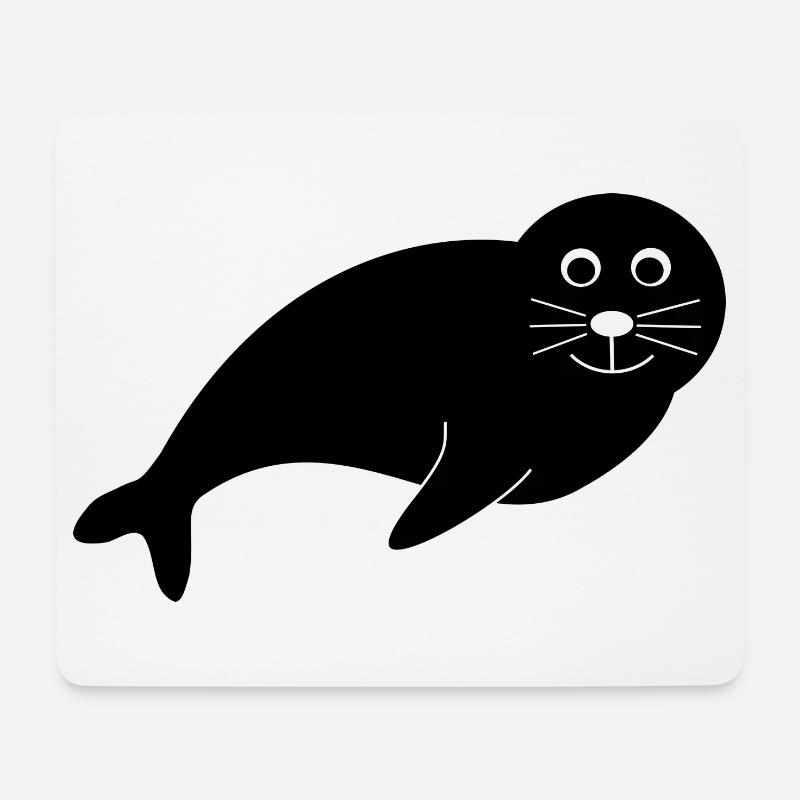 Seals, seals, seals, seals animals - Mouse Pad (horizontal) - white