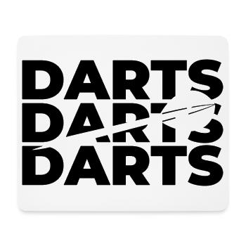 Darts - Mouse Pad (horizontal) - white - Front