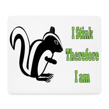 Humorvolle Skunk-Philosophie Zitat-Design - Mousepad (Querformat) - Weiß - Vorne