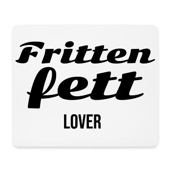 Amant de Frittfett - Tapis de souris (format paysage) - blanc - Devant
