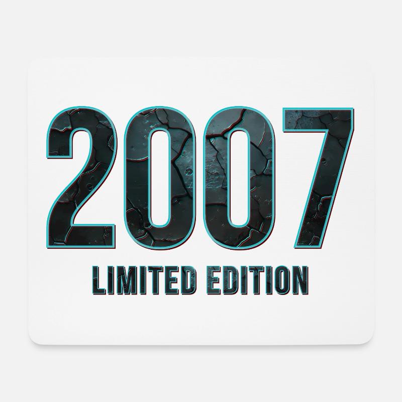 18. Geburtstag 2007 Limited Edition T-Shirt - Mousepad (Querformat) - Weiß