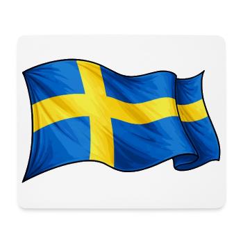 Schweden Fahne - Mousepad (Querformat) - Weiß - Vorne
