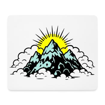 Mountains Alps Nature - Mouse Pad (horizontal) - white - Front